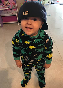 Trevor wearing Daddy's Ball Cap - Thumbnail